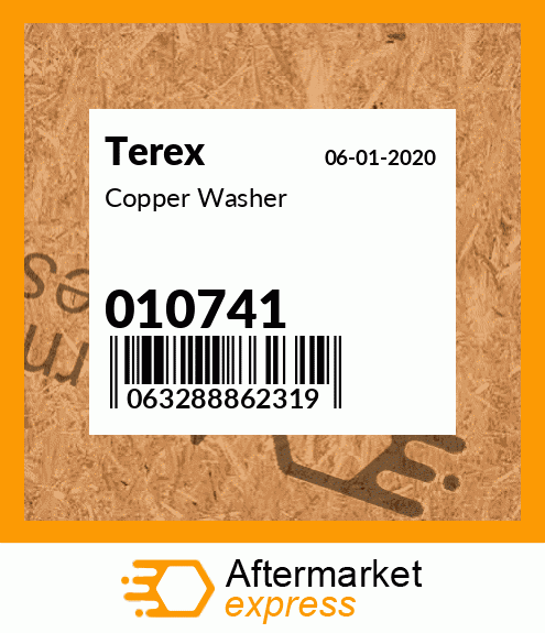 Copper Washer 010741