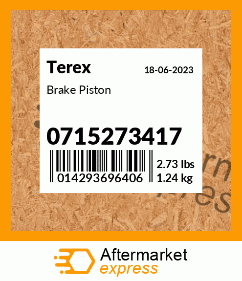 Brake Piston 0715273417