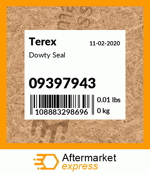 Dowty Seal 09397943