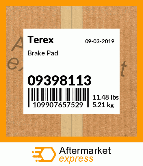 Brake Pad 09398113