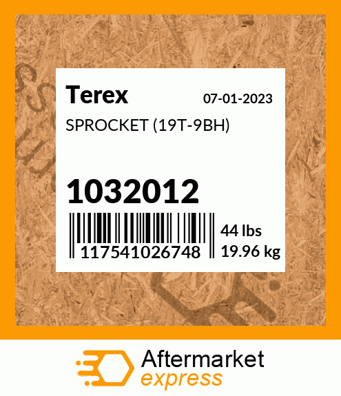 SPROCKET (19T-9BH) 1032012