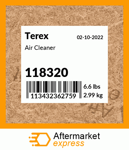Air Cleaner 118320