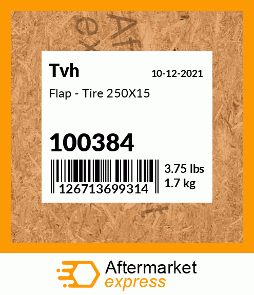 Flap - Tire 250X15 100384
