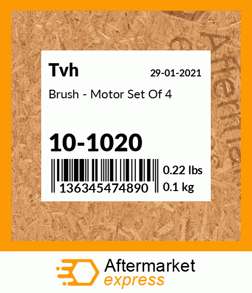 Brush - Motor Set Of 4 10-1020