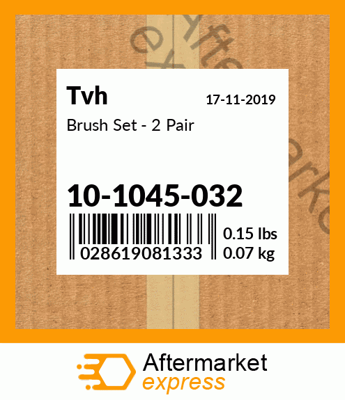 Brush Set - 2 Pair 10-1045-032