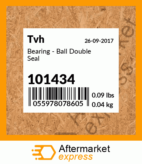 Bearing - Ball Double Seal 101434
