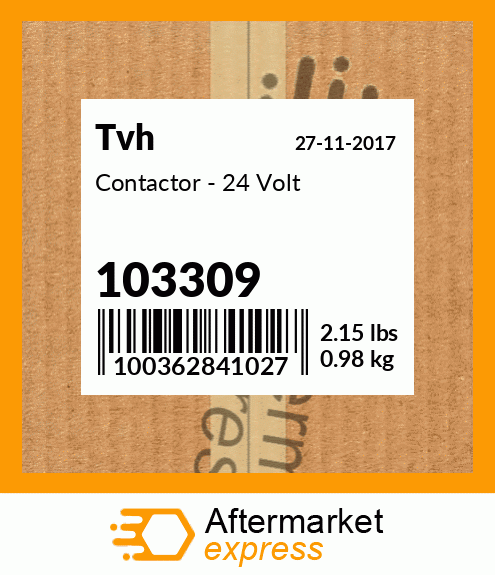 Contactor - 24 Volt 103309