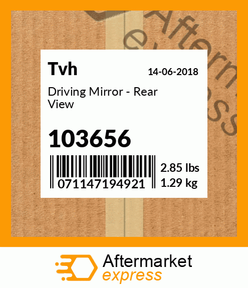 Driving Mirror - Rear View 103656