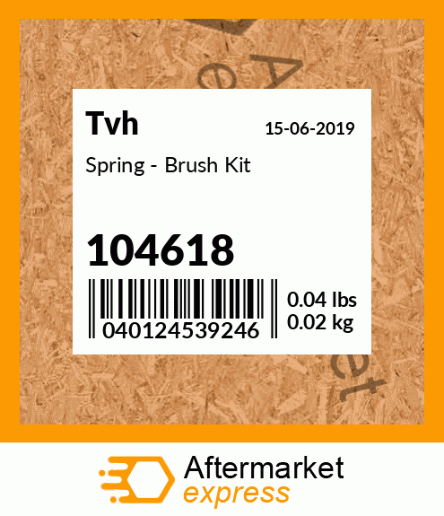 Spring - Brush Kit 104618