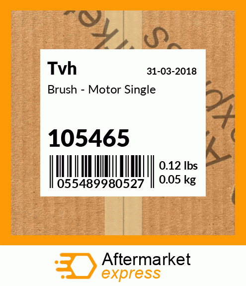 Brush - Motor Single 105465