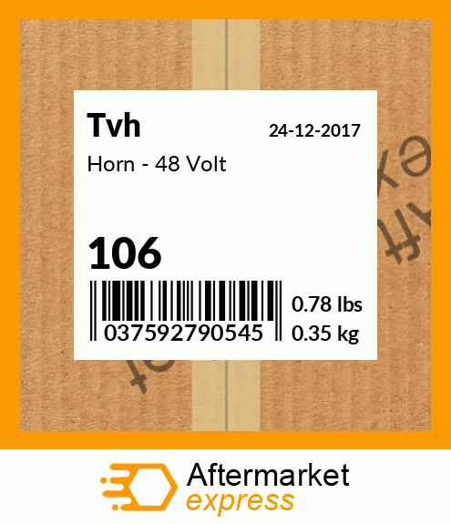 Horn - 48 Volt 106