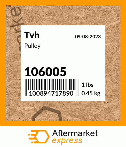Pulley 106005