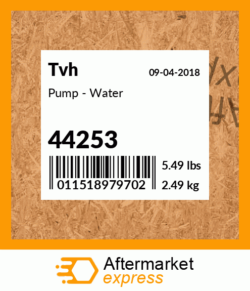 Pump - Water 44253