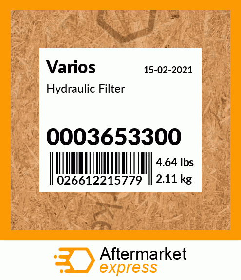 Hydraulic Filter 0003653300