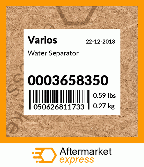 Water Separator 0003658350