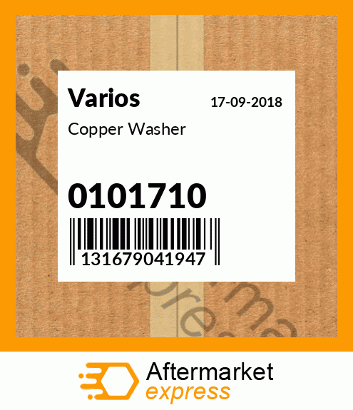 Copper Washer 0101710