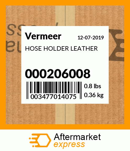 HOSE HOLDER LEATHER 000206008