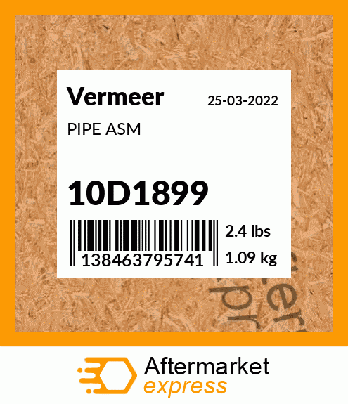 PIPE ASM 10D1899