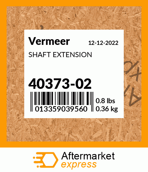 SHAFT EXTENSION 40373-02