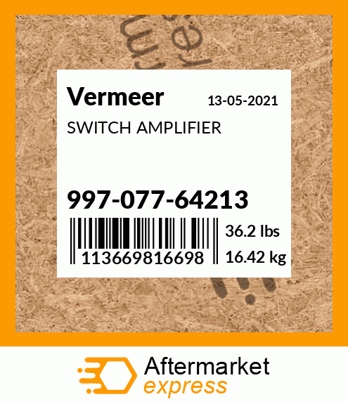 SWITCH AMPLIFIER 997-077-64213