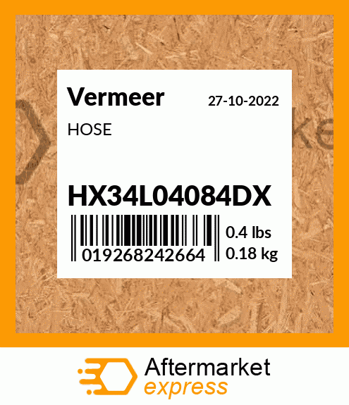 HOSE HX34L04084DX