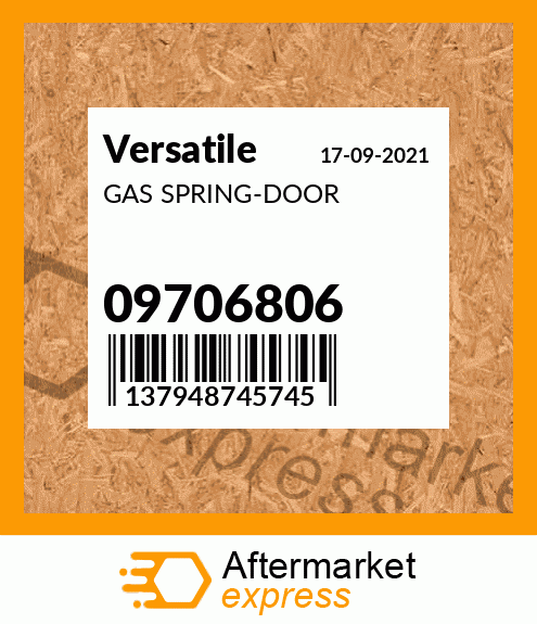GAS SPRING-DOOR 09706806