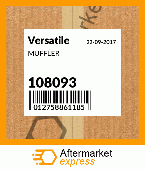 MUFFLER 108093