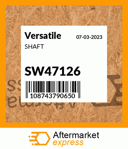 SHAFT SW47126
