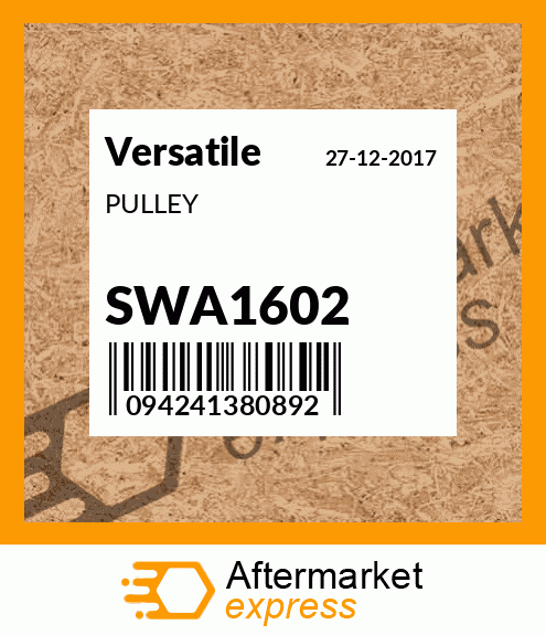 PULLEY SWA1602