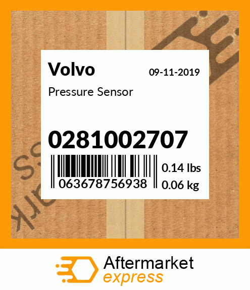Pressure Sensor 0281002707