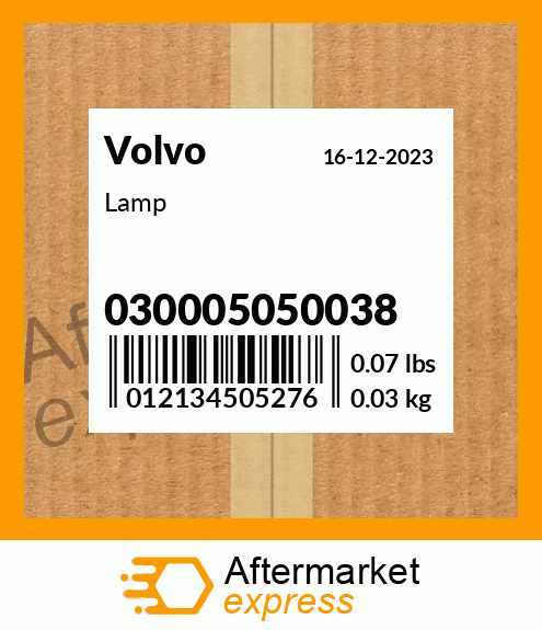 Lamp 030005050038