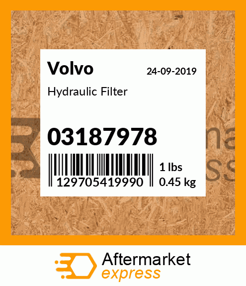 Hydraulic Filter 03187978