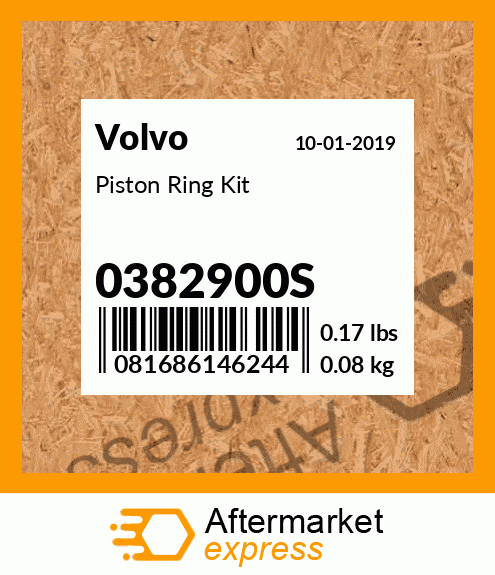 Piston Ring Kit 0382900S