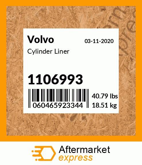 Cylinder Liner 1106993