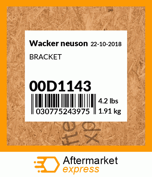 BRACKET 00D1143