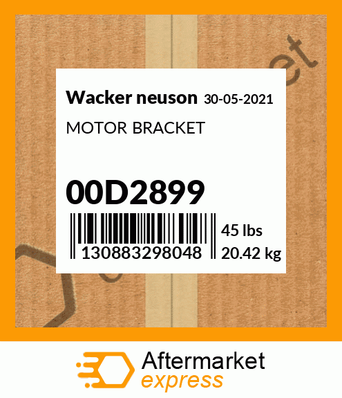 MOTOR BRACKET 00D2899