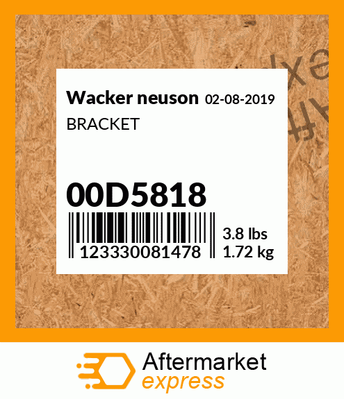BRACKET 00D5818