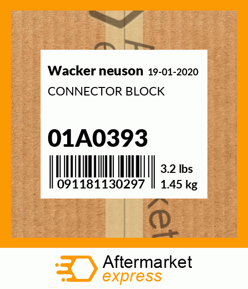 CONNECTOR BLOCK 01A0393