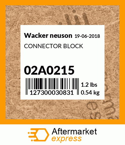 CONNECTOR BLOCK 02A0215