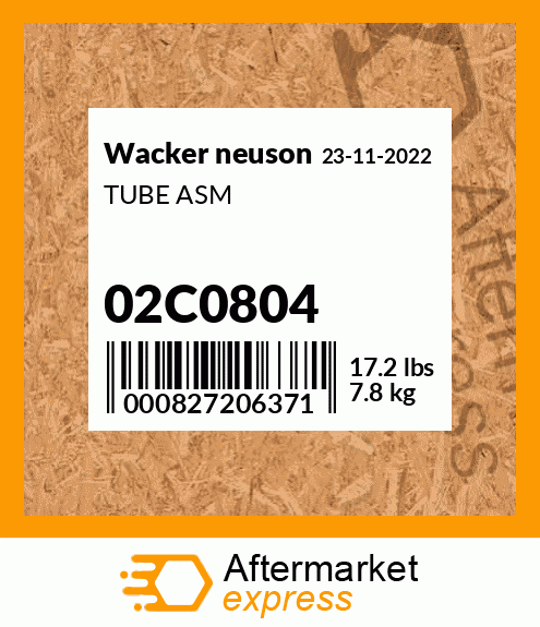 TUBE ASM 02C0804