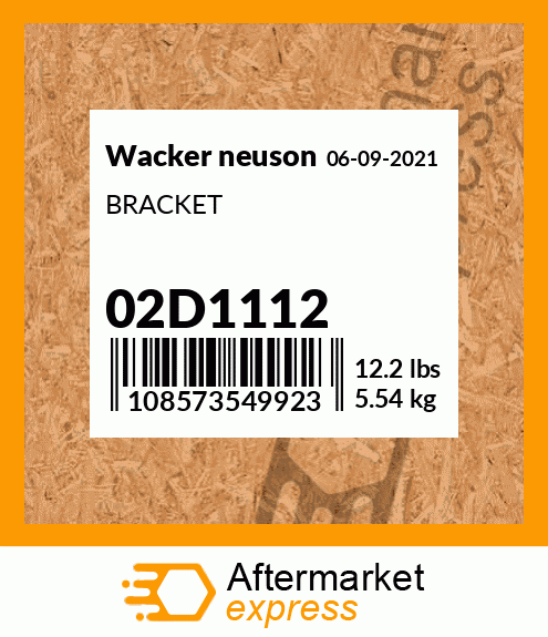 BRACKET 02D1112