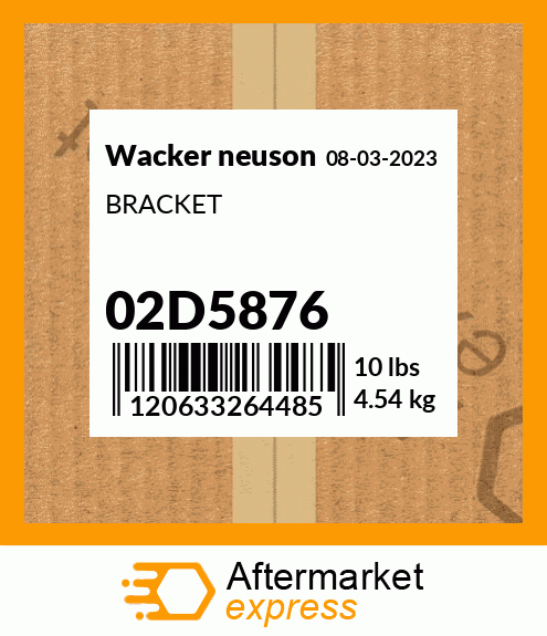 BRACKET 02D5876