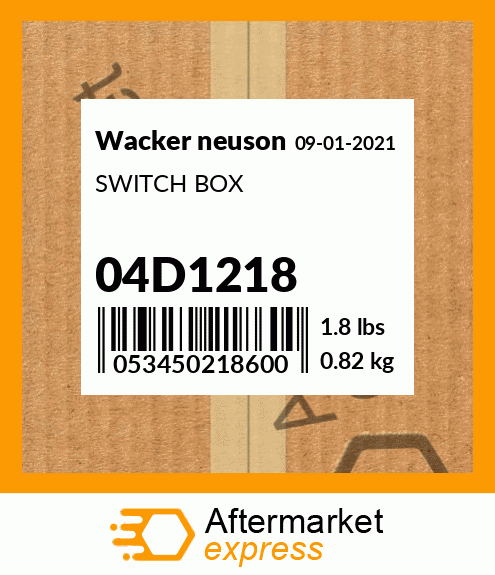 SWITCH BOX 04D1218