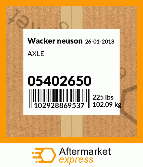 AXLE 05402650