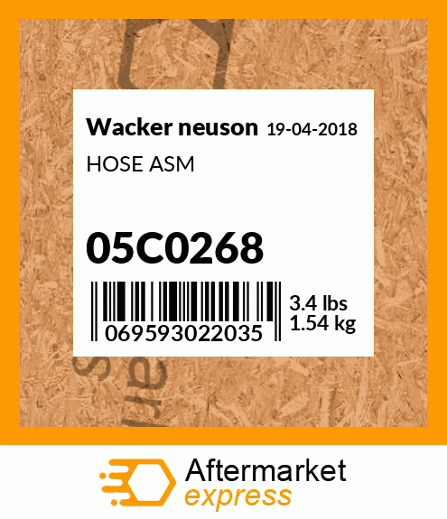 HOSE ASM 05C0268