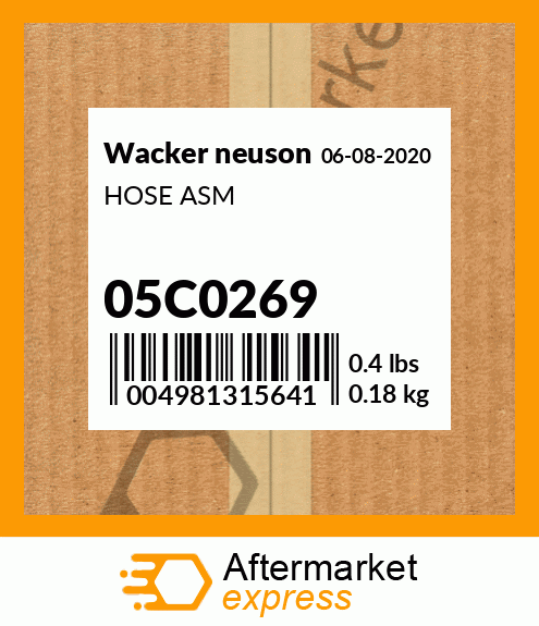 HOSE ASM 05C0269