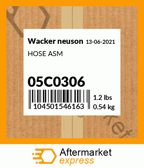 HOSE ASM 05C0306