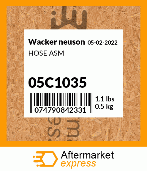HOSE ASM 05C1035