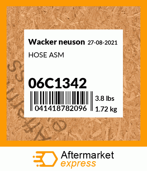HOSE ASM 06C1342