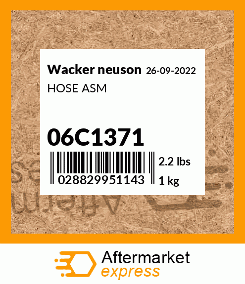 HOSE ASM 06C1371